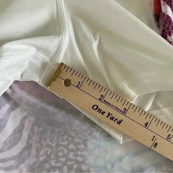 NWT Sofibella Women`s UV Colors 14 Inch Tennis Skort Animal Stream Blue - Picture 4 of 6